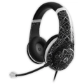 4Gamers Gaming Headset - Silver Metallic Abstract