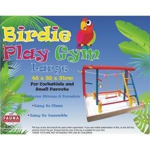 Bird Large Play Gym & Activity Centre for Cockatiels & Small Parrots (48cm x 38cm x 31cm)
