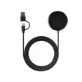 3sixT 15W Magnetic MagSafe/Qi Wireless Charger Pad For iPhone/Samsung Black