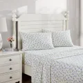 Laura Ashley Virgina Single Size Bed Cotton Flannelette Sheet Set w/ Pillowcase