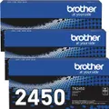3 Pack Brother TN2450 Toner Ink Cartridge High Yield Genuine TN-2450 BULK