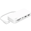 Belkin USB-C 6-in-1 Multiport Hub Adapter with Mount USB SD Card Ethernet Internet