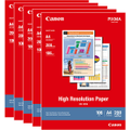 Canon High Resolution Photo Paper 106GSM A4 200 Sheets Pack 5 Bulk