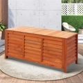 Livsip Outdoor Storage Box Garden Bench Wooden Chest Toy Tool Organiser Furniture