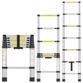 Advwin 2m/2.6m/3.2m/3.8m Telescopic Ladder Portable Extension Aluminum Telescoping Ladder for Household and Outdoor Working