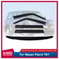 Luxury Weather Shields + Bonnet Protector for Nissan Patrol GU Y61 2004-2015 Weathershields Window Visors