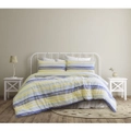 Ardor Boudoir Milford Queen Bed Quilt Cover Bedding Set w/ 2x Pillowcase Seafoam