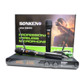 Sonken WM-3600 (Multi Channel) Pro UHF Wireless Microphones (2) and Receiver Unit