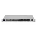 UBIQUITI UniFi 48 port Managed Gigabit Layer2 & Layer3 switch - 48x Gigabit Ethernet Ports w/ 32x 802.3at POE+, 4x SFP Port Touch Display 210W