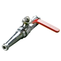 Brass Ball Valve Nozzle Stainless Steel Handle Full Bore Hose Tail