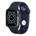 3sixT Silicone Sports Band/Bracelet/Strap For Apple Watch 38/40mm Navy Blue