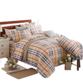 All Size Bed Quilt Duvet Doona Cover Set Cotton Bedding Pillowcase - Check