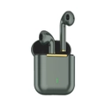 J18 TWS Wireless Headphones Bluetooth Waterproof IPX5 HIFI-Sound Music Earphones For Iphones Huawei Samsung Xiaomi Sport Headset - Dark Green