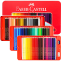 Faber-Castell 100 Classic Sketch Coloured Pencils Tin Set Sharpener