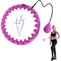 Advwin 24 Knots Adjustable Hula Hoop Fitness Detachable Hoops Weight Hoola Hoops