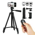Camera Tripod Stand Mount Remote + Phone Holder for iPhone Samsung Professional