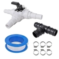 Bypass Kit For Pool Solar Heating System Multiple Heater 3-Way Plastic Valve