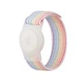 Apple AirTag Case Wristband Protective Cover Nylon Rainbow