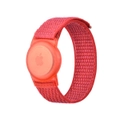 Apple AirTag Case Wristband Protective Cover Nylon Red