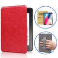 StylePro, combo, Kindle 11th gen 2022 case with hand strap + screen protector, red.
