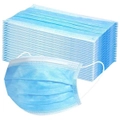 2x 50 Pack 3 Ply Surgical Mask - Blue