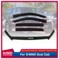 Injection Weather Shields + Bonnet Protector for ISUZU D-MAX DMAX Dual Cab 2012-2016 Weathershields Window Visors
