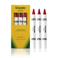 Crayola Crayon Trio - Romantic Reds by Crayola for Women - 3 x 0.07 oz Lipstick Strawberry, Maroon, Red