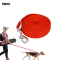 10M Dog/Puppy Obedience Recall Training Agility Lead for Dog Training,Recall,Play,Safety,Camping Red