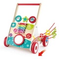 Hape Wooden My First Musical Walker Stroller Toddler/Kids Interactive Toy 10m+
