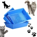 LIFT & SIFT SELF CLEANING CAT LITTER BOX - Pet Self Sifting Kitty Litter Tray