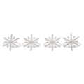 Bread and Butter Napkin Rings - Snowflake 4 Pack