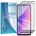 [2 Pack] Full Coverage OPPO A57s Tempered Glass Crystal Clear Premium 9H HD Screen Protector by MEZON (OPPO A57s, 9H Full)