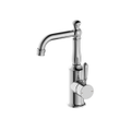 Nero York Basin Mixer With White Metal Lever Chrome NR69210102CH