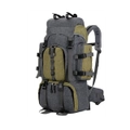 Nevenka 55L Backpack Internal Frame Hiking Water Resistant Travel Packs with Rain Cover-Army Green