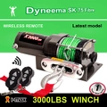 I-Max Electric Winch 12V Wireless 3000LBS / 1361KGS Synthetic Green Rope ATV 4WD BOAT