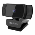 Verbatim 1080p Full HD Monitor Mount Desktop/Computer Webcam w/Auto Focus Black
