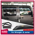 Luxury Weather Shields for Jeep Wrangler JL Series 2018-Onwards 4 Door Weathershields Window Visors