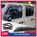 Luxury Weather Shields for Jeep Gladiator Dual Cab 2020-Onwards Weathershields Window Visors