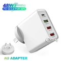 Fast Charging QC3.0 48W PD Charger USB-C Wall Plug Adapter For Apple Samsung Nokia Google Oppo Huawei Motorola LG Optus ZTE