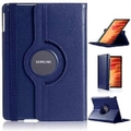 For Samsung Galaxy Tab A7 10.4 2020 Cover, Tab SM-T500 / T505 Leather Smart 360 Rotate Flip Stand Case Cover (Navy Blue)