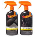 Hot Wheels 590ml Leather Car Interior & Leather Guard Cleaner Spray Combo