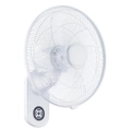 Rider 400mm Wall Fan with Remote Control in White