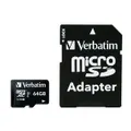 Verbatim Premium Memory Card 64 GB MicroSDXC Class 10 [44084]