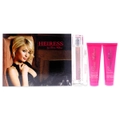 Heiress by Paris Hilton for Women - 4 Pc Gift Set 3.4oz EDP Spray, 0.34oz EDP Spray, 3oz Body Lotion, 3oz Bath & Shower Gel