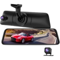 AUTO-VOX V5PRO OEM Look Rear View Mirror Camera with Neat Wiring, Anti-Glare Mirror Dash Cam , 9.35'' Full Laminated Ultrathin Touch Screen , Dual 108