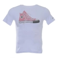 Converse Boy's White Pixel Chuck T-Shirt