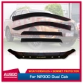 Injection Weather Shields + Injection Bonnet Protector for Nissan Navara NP300 D23 Dual Cab 2020-Onwards Weathershields Window Visors