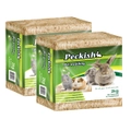 2x Peckish Small Pet Bed Dust Free Shavings Rabbit/Mouse Green Apple Scent 2kg