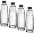 SodaStream Glass Carafe Bottles Carbonating Sparkling 1L 4 Pack Duo