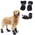 4Pcs Anti Slip Waterproof Protective Dog Shoes Rain Boots Pet Socks Booties